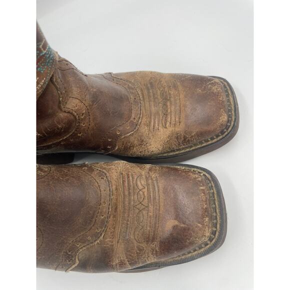 Justin Gypsy Gemma Cowgirl Western Brown Boots Stitching 8 - Picture 3 of 12